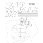 Columbus Day Coloring Page