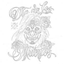 Dia De Los Muertos - Printable Coloring page