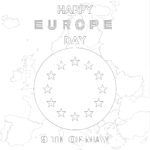 Europe Day Coloring Page