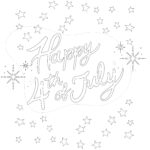 Fourth Of July Coloring Page