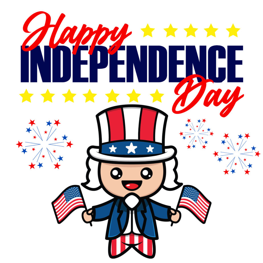 Happy Independence Day Coloring Page 2