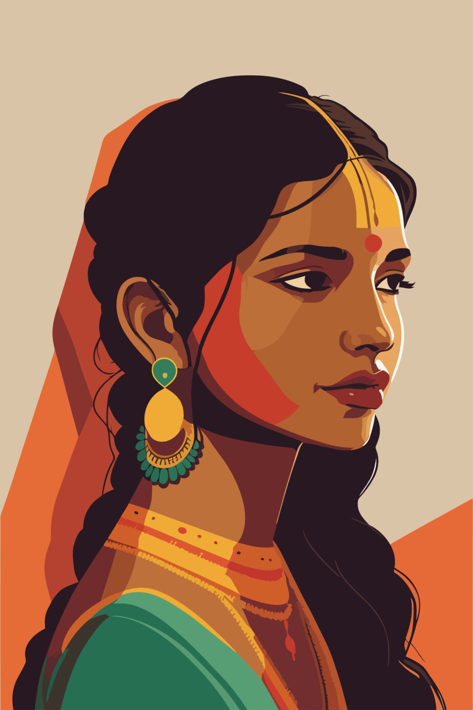 Indian Girl - Original image