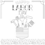 Labor Day Coloring Page