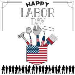 Labor Day Coloring Page - Origin image