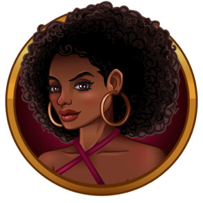 Beautiful African-American Girl - Original image