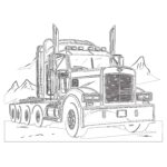 Truck Coloring Page