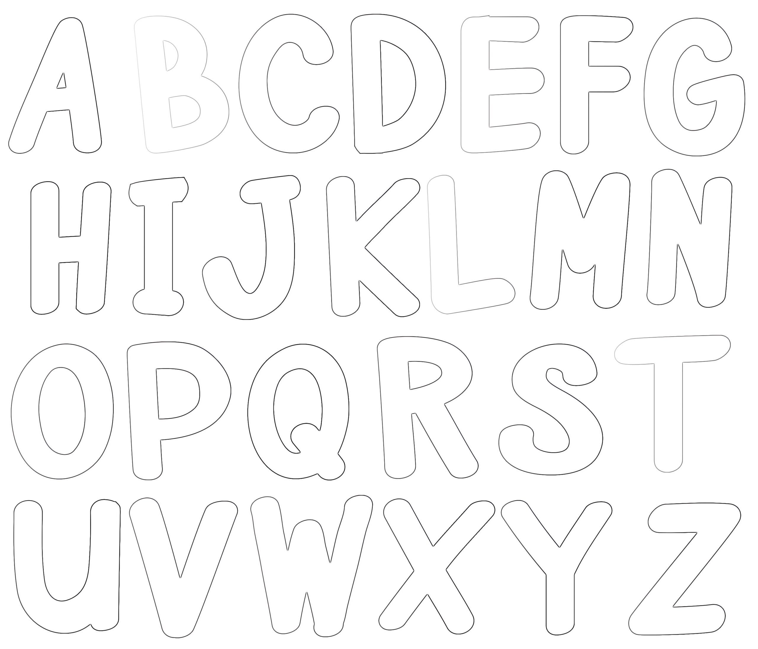 Alphabet Coloring Pages, ABC Coloring Sheets