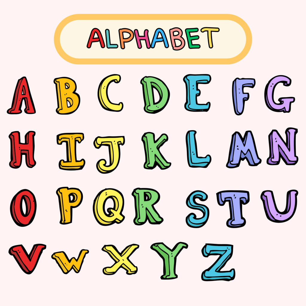 Alphabet Coloring Page | Coloring Pages Mimi Panda