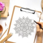 mandala coloring page