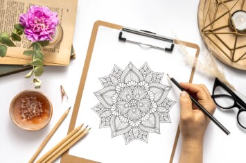 How to create coloring pages for adults?