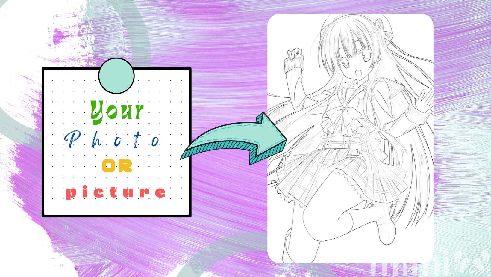 Canvas Prints Coloring Page On - Convert Photo Into Coloring .webp