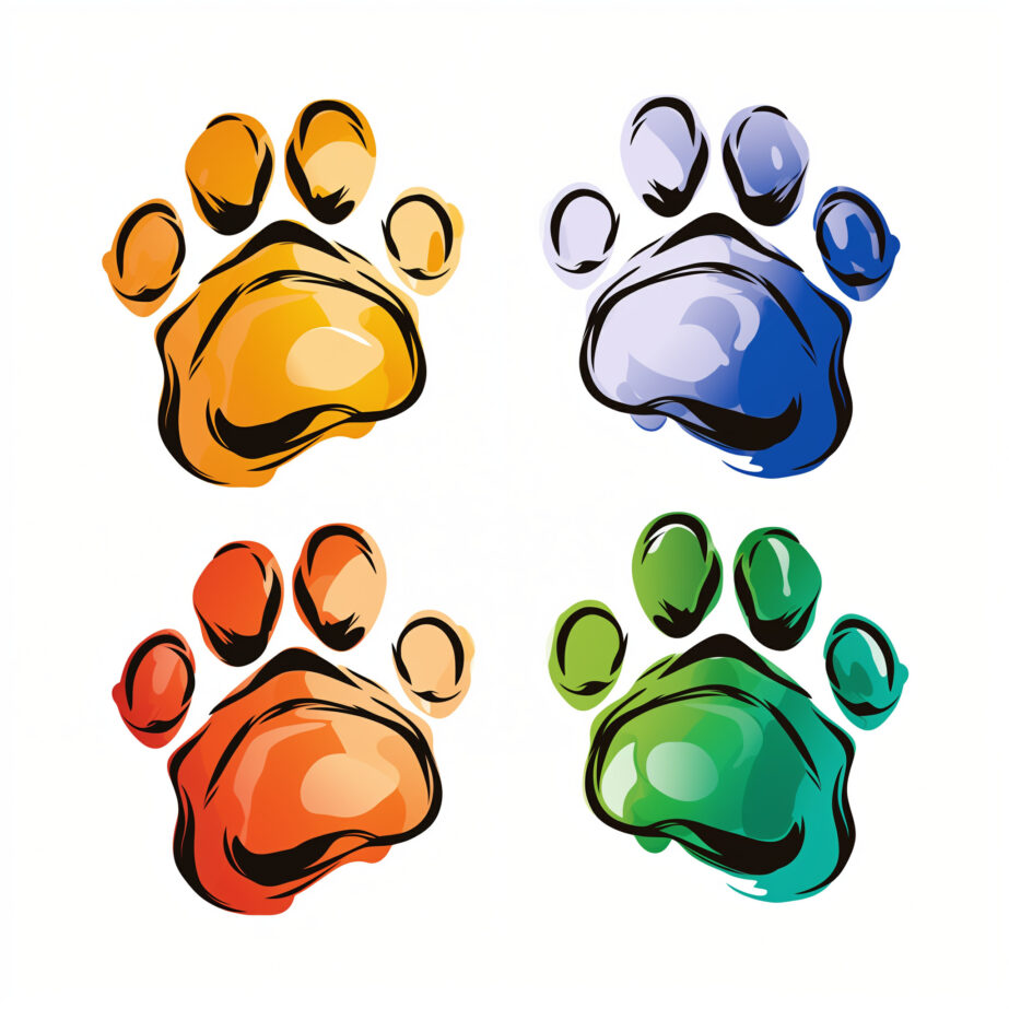 Different Cat Paws Coloring Page 2Original image
