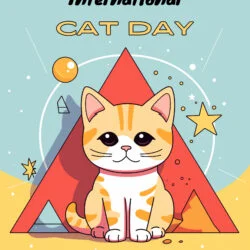International Cat Day Coloring Page - Origin image