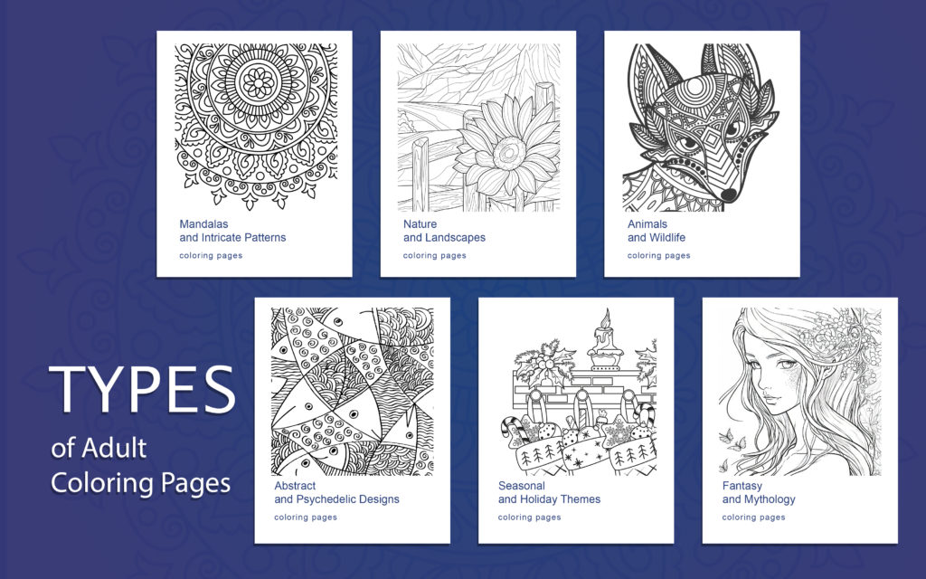 intricate pattern coloring pages