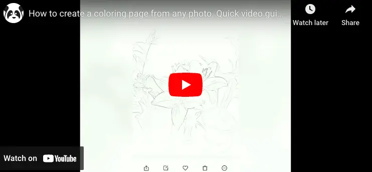 Create coloring pages online