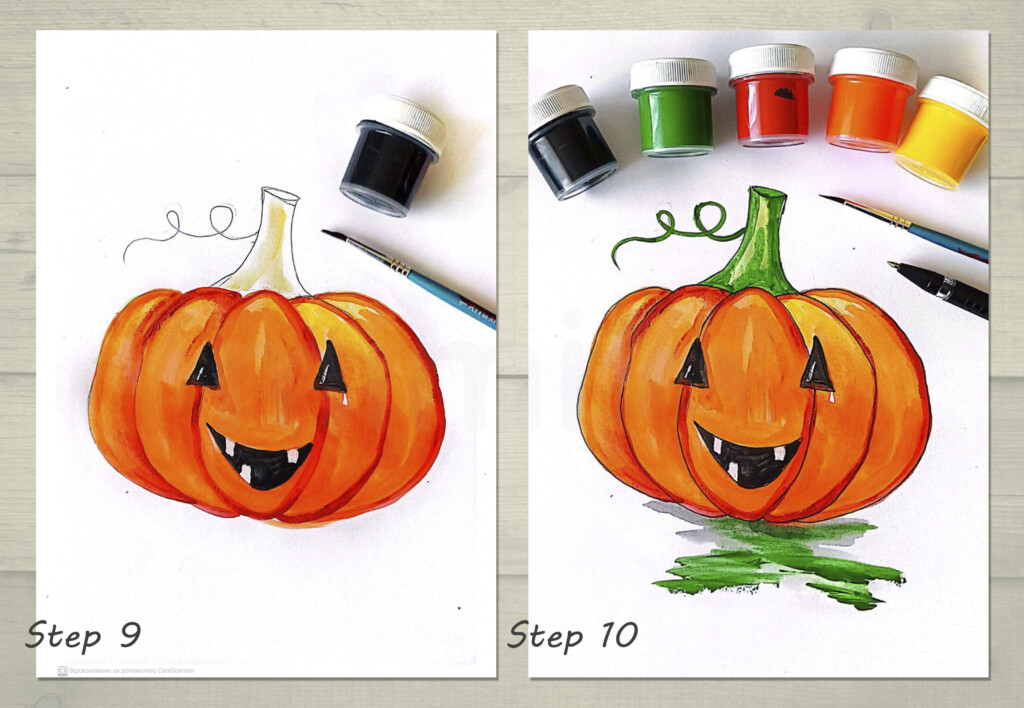 Homeschool Oil Pastel Pumpkin Drawing - Museum of Visual Materials