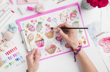 Tasty Delights: Cute Coloring Pages