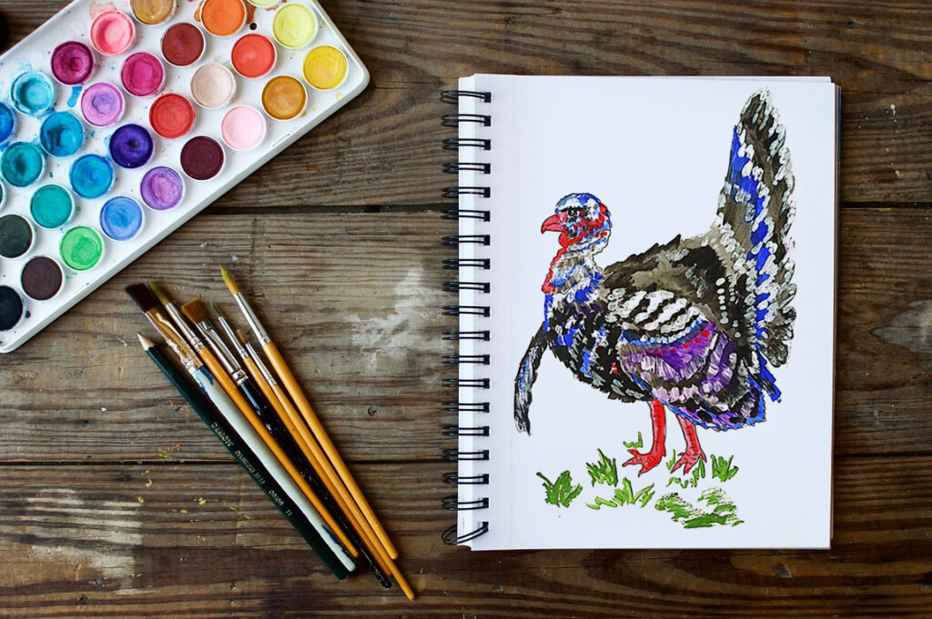 drawing turkey