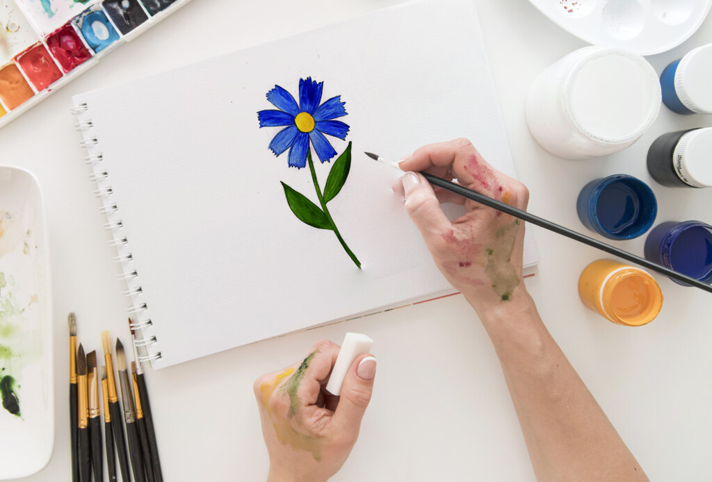 Flower Drawing: Step-by-Step Tutorial - Mimi Panda