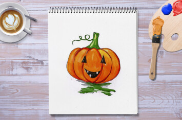 Pumpkin Drawing: Step-by-Step Tutorial