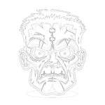 Frankenstein Coloring Page