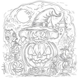 Halloween Coloring Page - Printable Coloring page