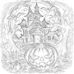 Happy Halloween Coloring Page