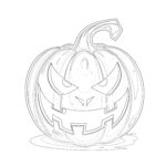 Jack o Lantern Coloring Page