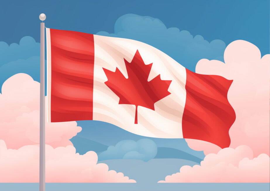 Canada Flag Coloring PageOriginal image