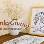 Thanksgiving Coloring Pages New Free