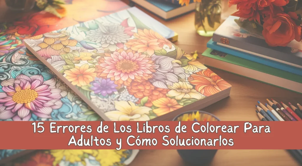 15 Errores de Los Libros de Colorear Para Adultos y Cómo Solucionarlos