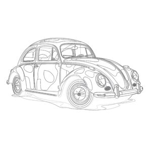 adult car coloring page