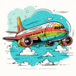 airplane coloring page free 2 2