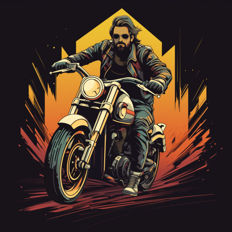 Free Biker Coloring Page | Coloring Pages Mimi Panda