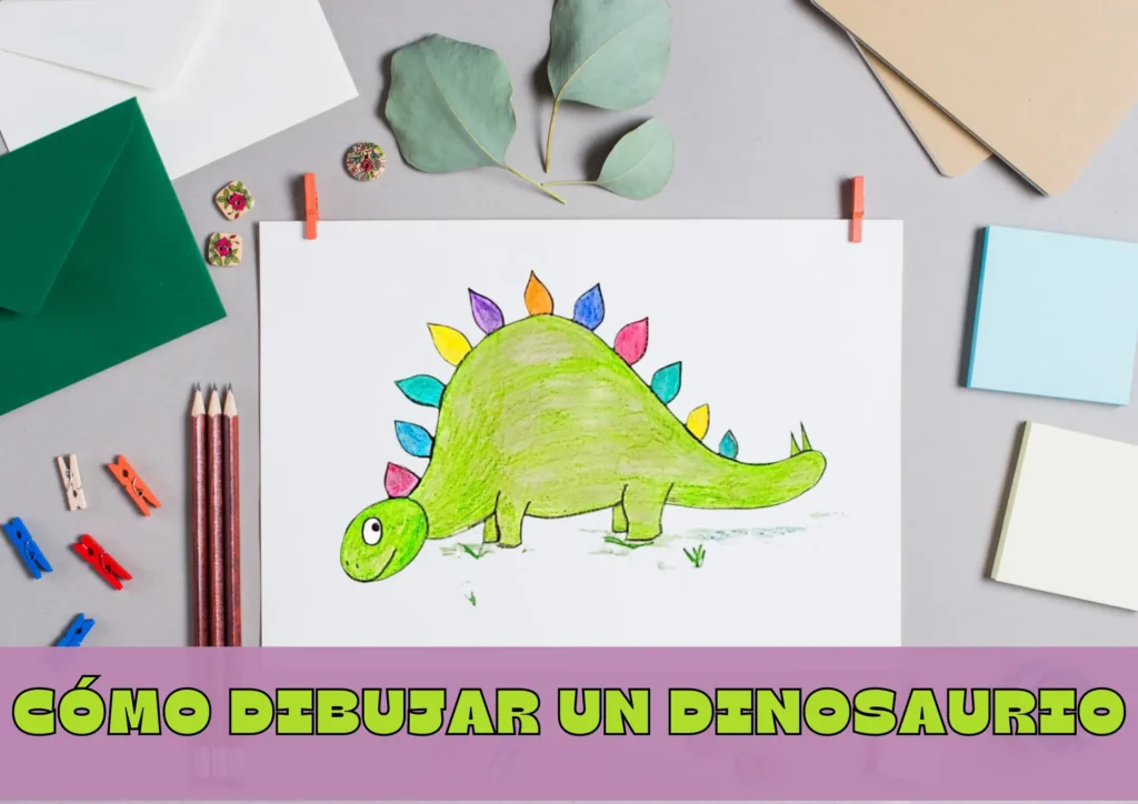 Cómo Dibujar un Dinosaurio