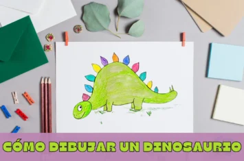Cómo Dibujar un Dinosaurio – Paso a Paso