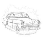 automobile coloring pages