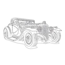 Cool Cars - Printable Coloring page