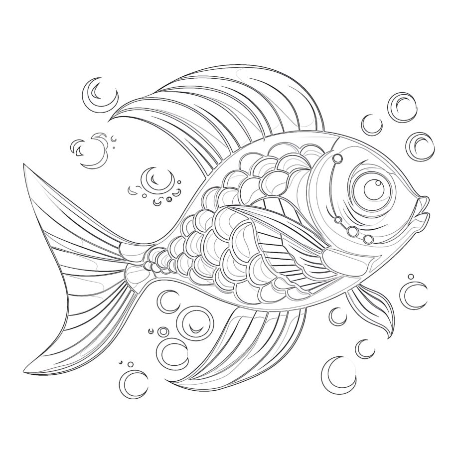 Fish Coloring Page