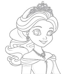 Free Princess Coloring Page - Printable Coloring page