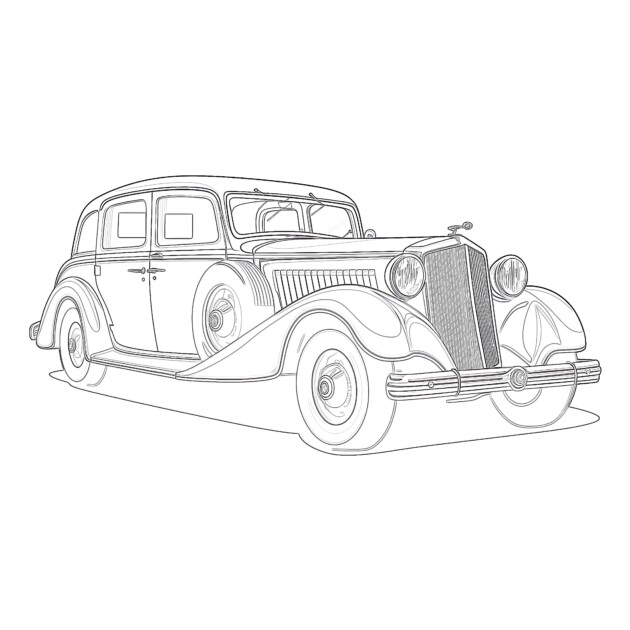 Car Coloring Pages For Free | Coloring Pages Mimi Panda