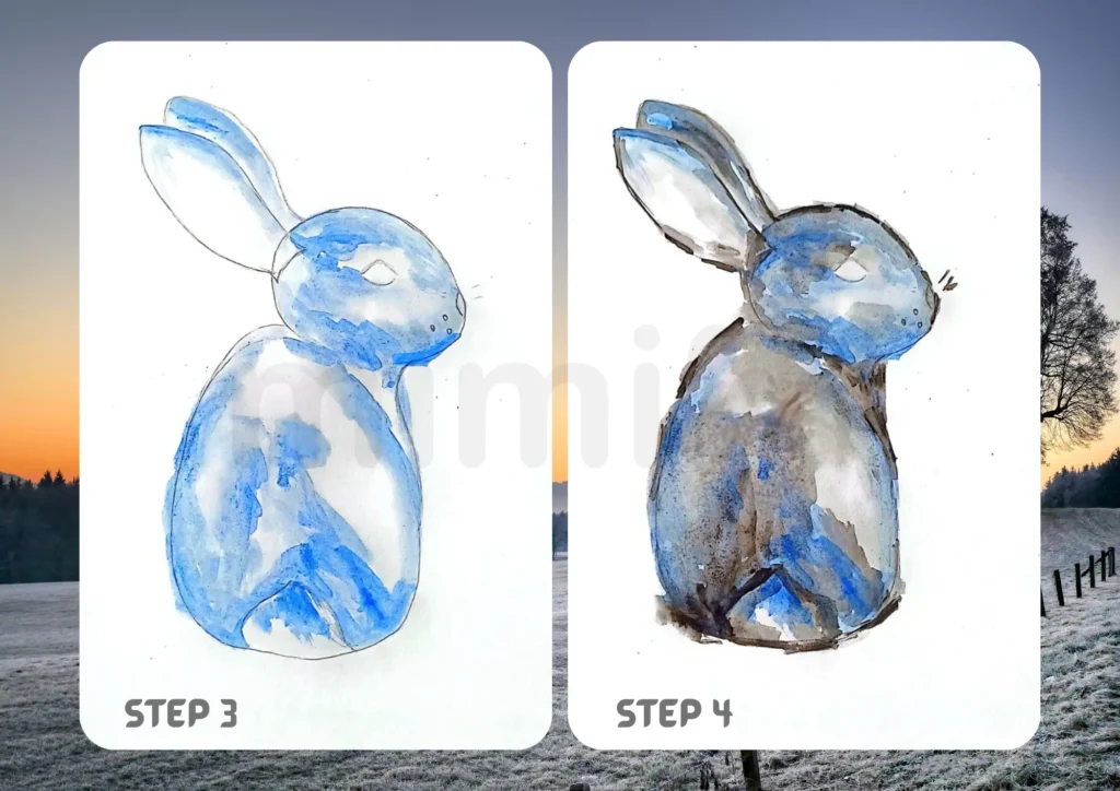 How to Draw a Bunny 2 Step 3 4