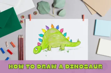 How to Draw a Dinosaur – Step by Step