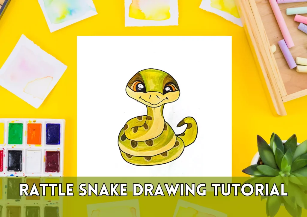 How To Draw a Rattlesnake