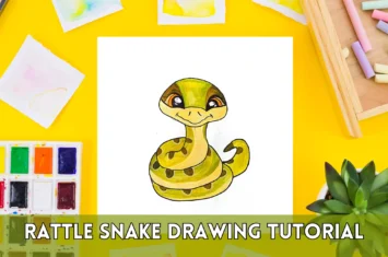 How To Draw a Rattlesnake – Step by Step Guide