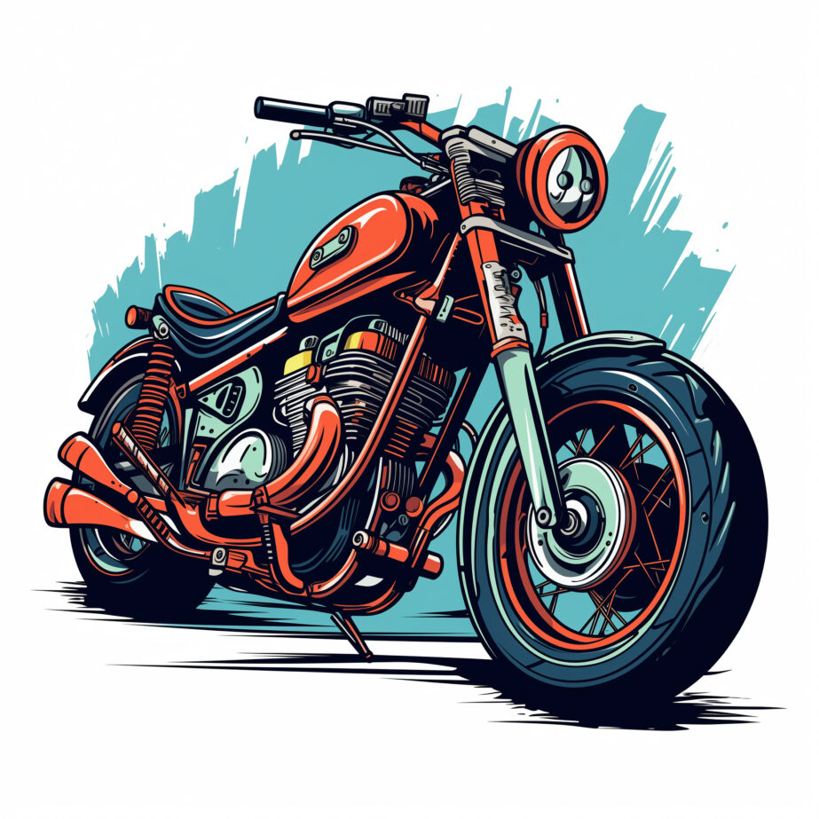 motorbike coloring page 2Original image