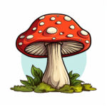 Mushroom Coloring Page 2