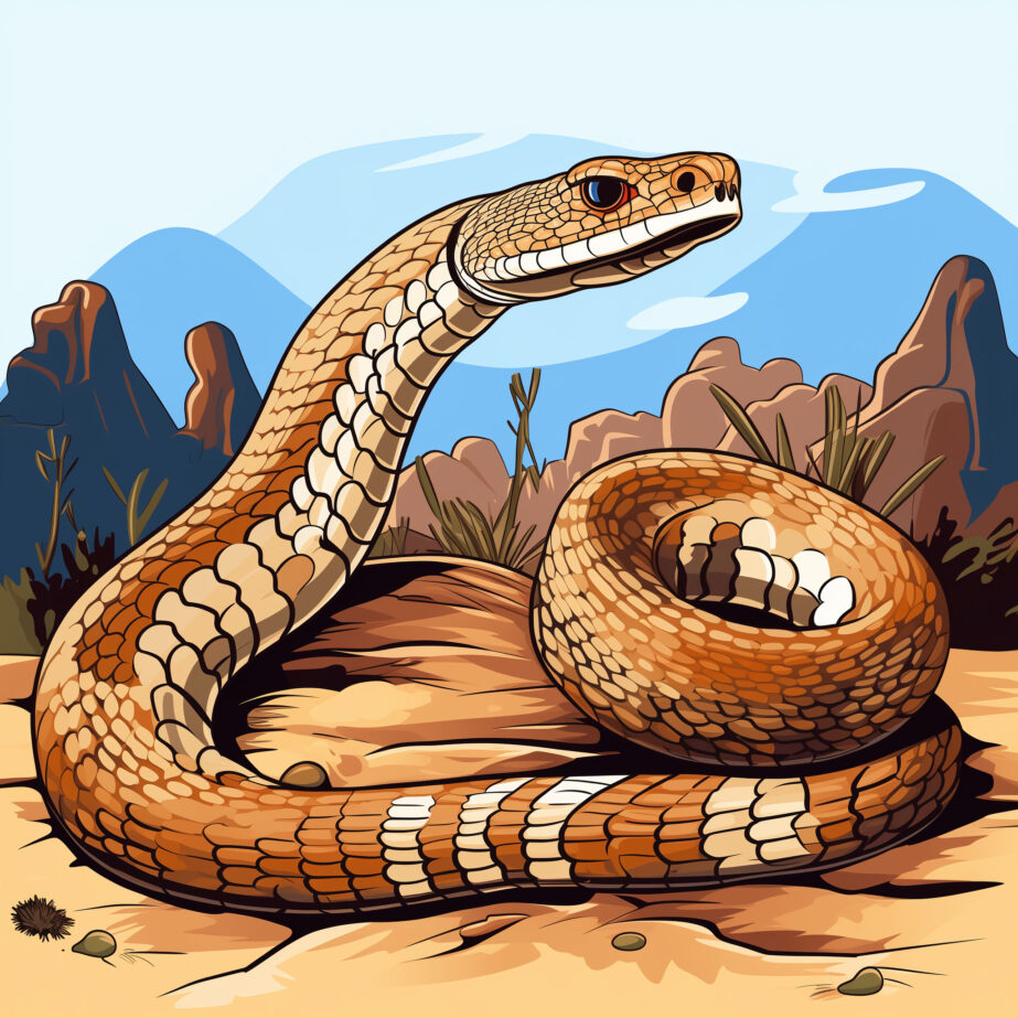 Rattlesnake Coloring Page 2