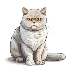Adult Cat Coloring Page - Origin image