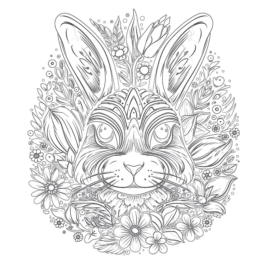 Adult Coloring Easter
